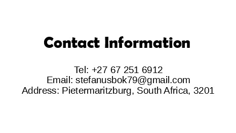 Contact Info