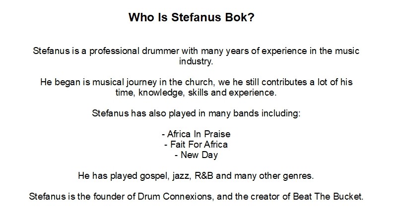 Stefanus Bio